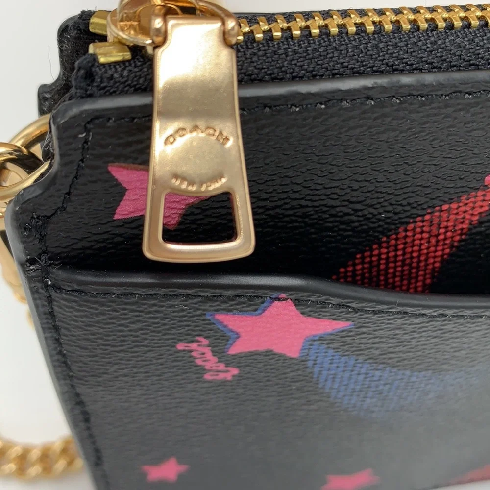 Poppy Crossbody With Card Case With Disco Star Print - Picture 7 of 16